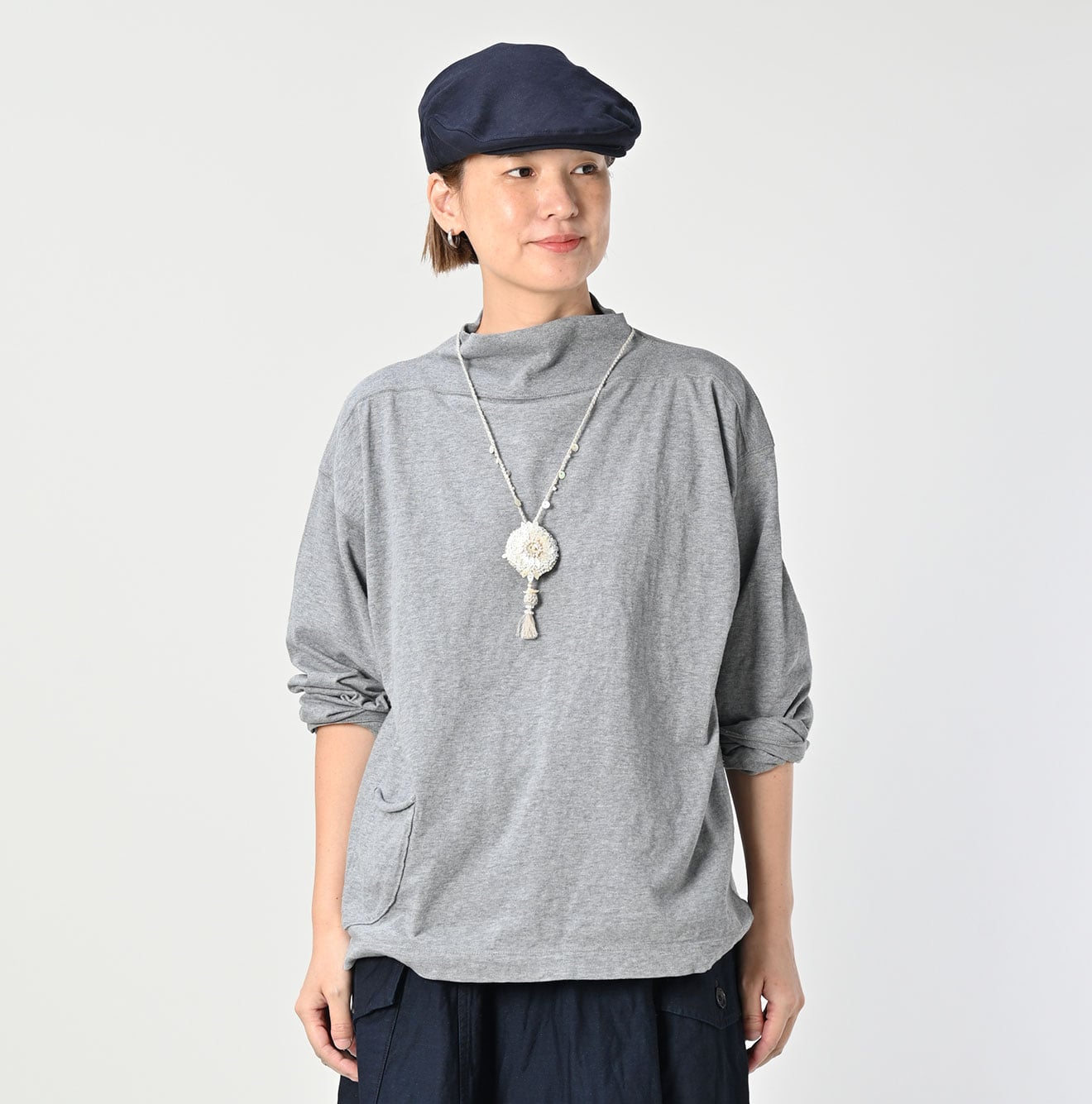 45R Tenjiku 908 Um Mock T-shirt (Top-dyed)