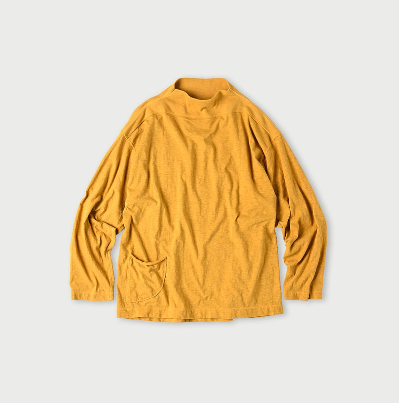 45R Botanical Dyed Tenjiku 908 Um Mock T-shirt