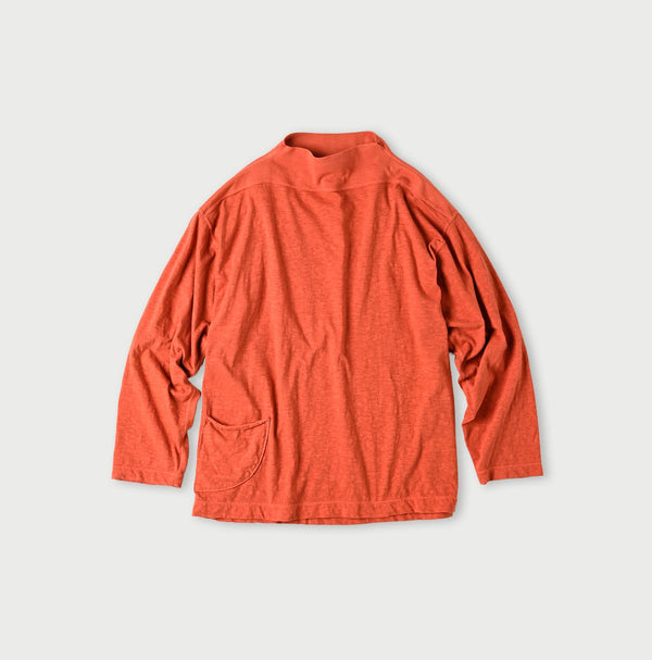 45R Botanical Dyed Tenjiku 908 Um Mock T-shirt