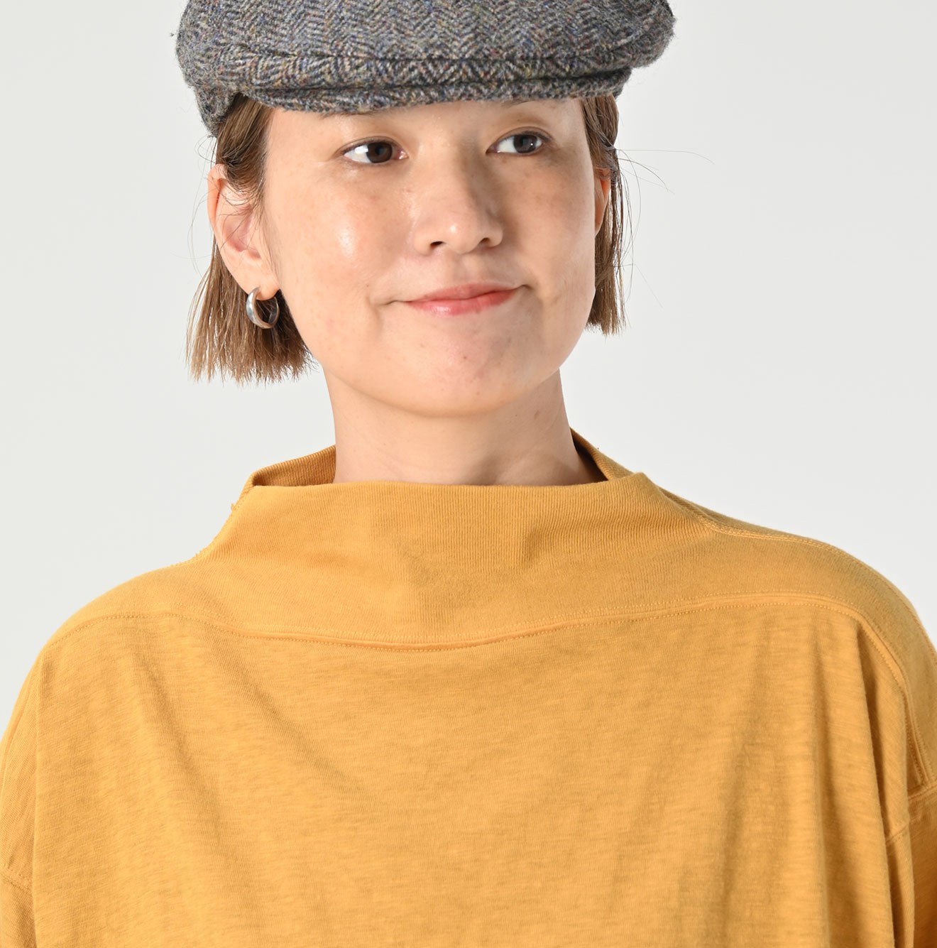 45R Botanical Dyed Tenjiku 908 Um Mock T-shirt