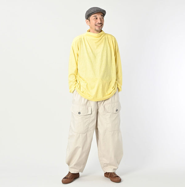 45R Botanical Dyed Tenjiku 908 Um Mock T-shirt