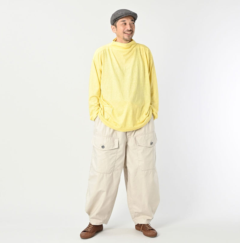 45R Botanical Dyed Tenjiku 908 Um Mock T-shirt - Image 4