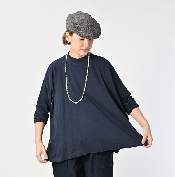 45R Yokk Neck Big Slit T-shirt