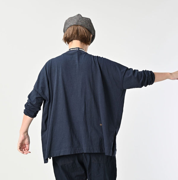 45R Yokk Neck Big Slit T-shirt