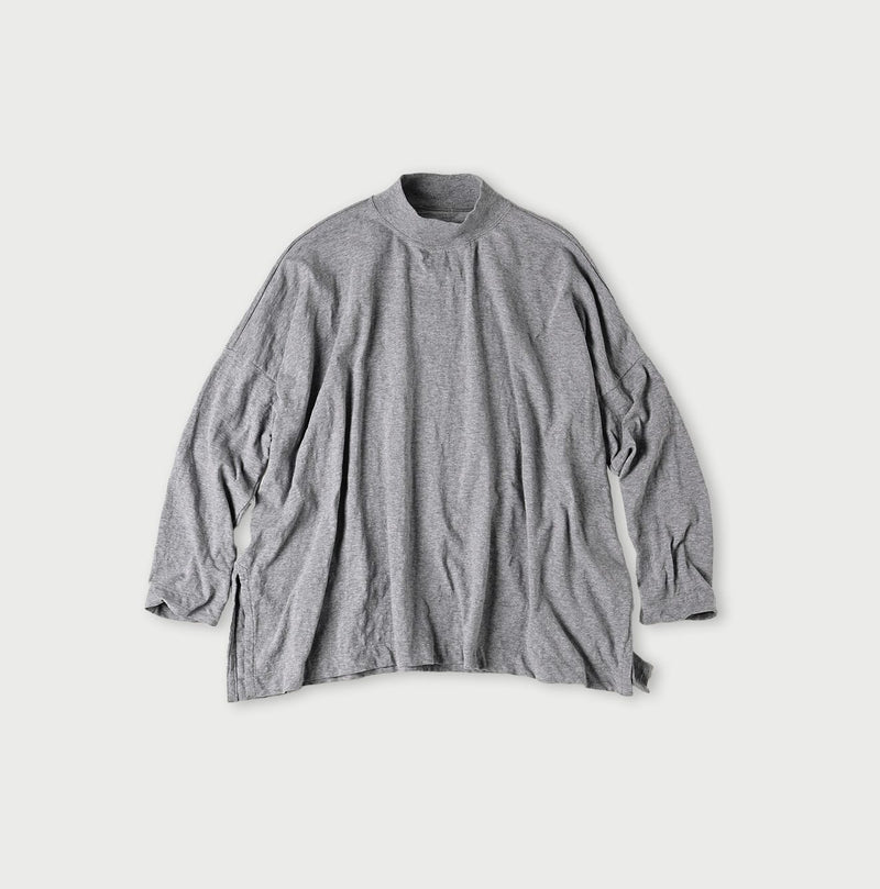 45R Yokk Neck Big Slit T-shirt (Top-dyed)