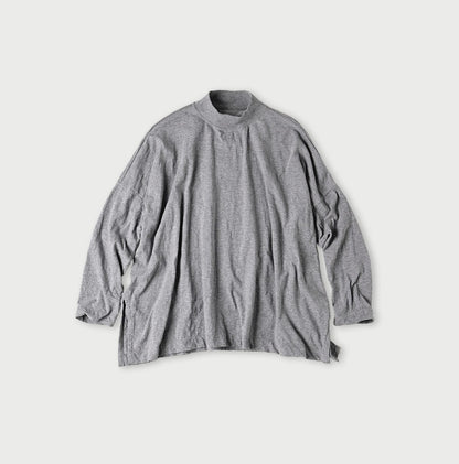 45R Yokk Neck Big Slit T-shirt (Top-dyed)