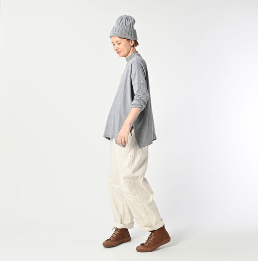 45R Yokk Neck Big Slit T-shirt (Top-dyed)