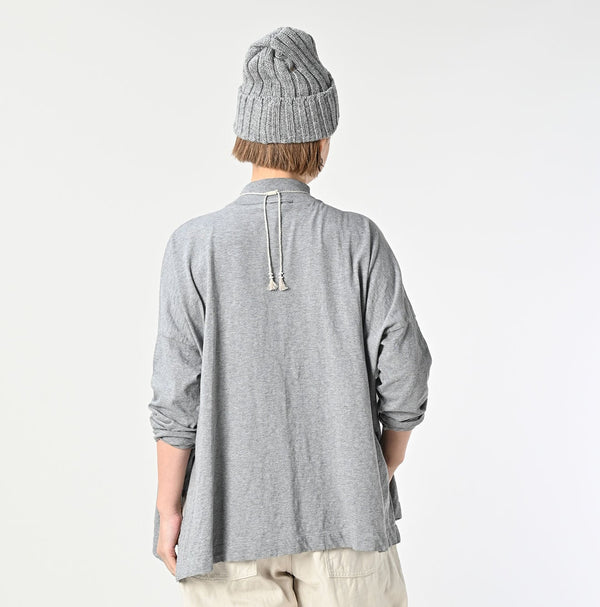 45R Yokk Neck Big Slit T-shirt (Top-dyed)