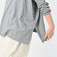 45R Yokk Neck Big Slit T-shirt (Top-dyed)