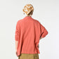 45R Botanical Dyed Yokk Neck Big Slit T-shirt