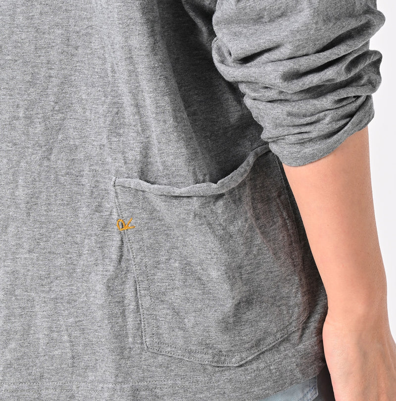 45R Ocean 908 Long Sleeve T-shirt (Top-dyed) - Image 13