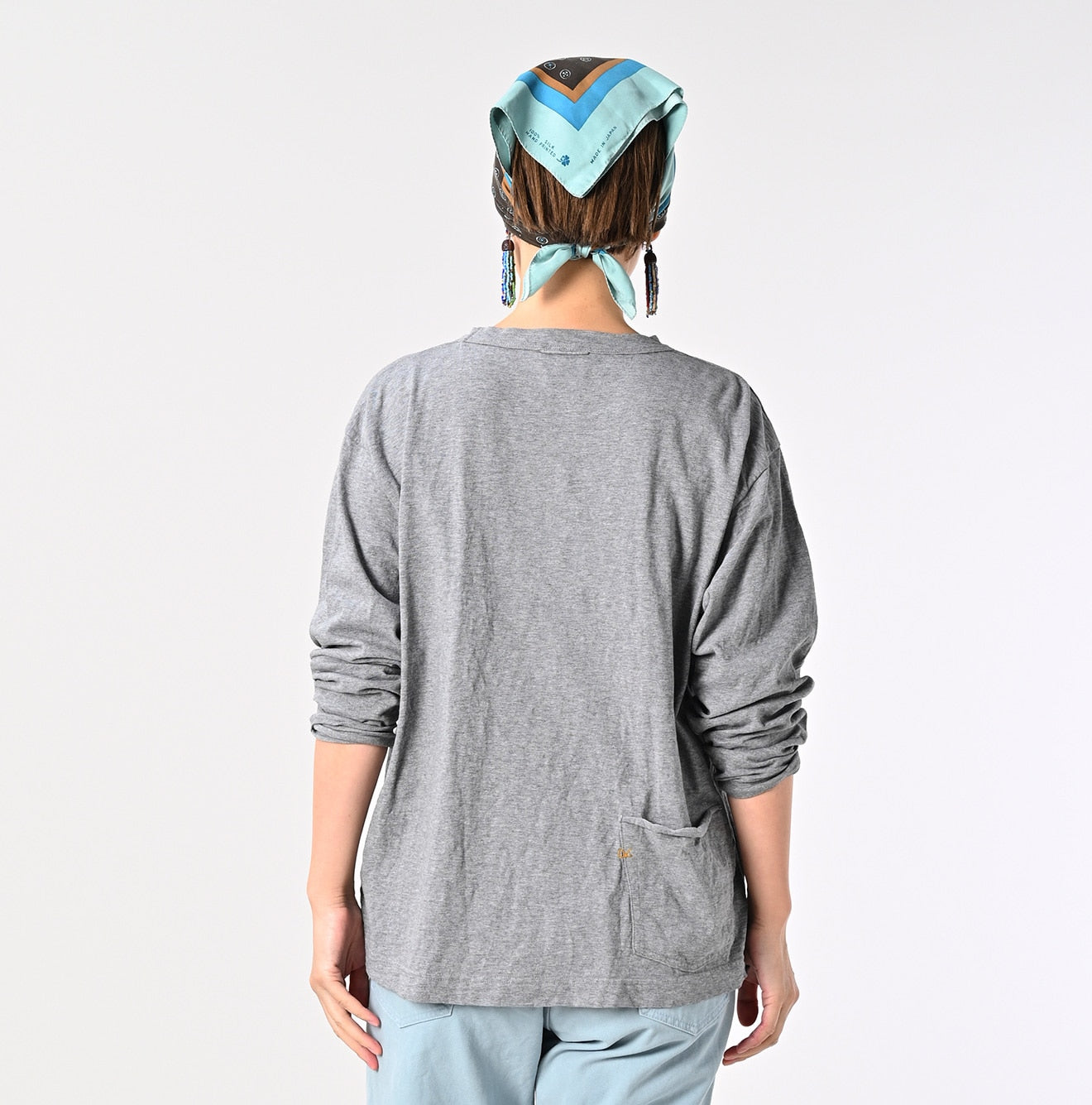 45R Ocean 908 Long Sleeve T-shirt (Top-dyed) - Image 6