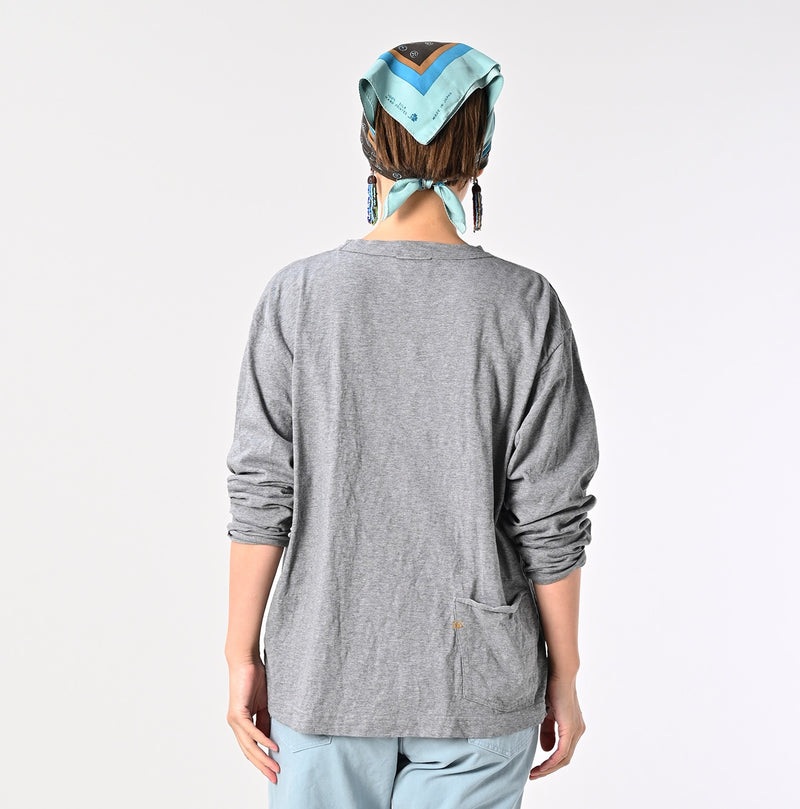 45R Ocean 908 Long Sleeve T-shirt (Top-dyed) - Image 6