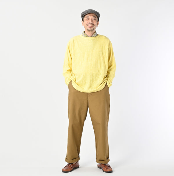 45R Botanical Dyed Ocean 908 Long Sleeve T-shirt