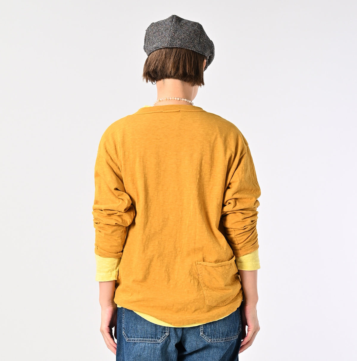 45R Botanical Dyed Ocean 908 Long Sleeve T-shirt