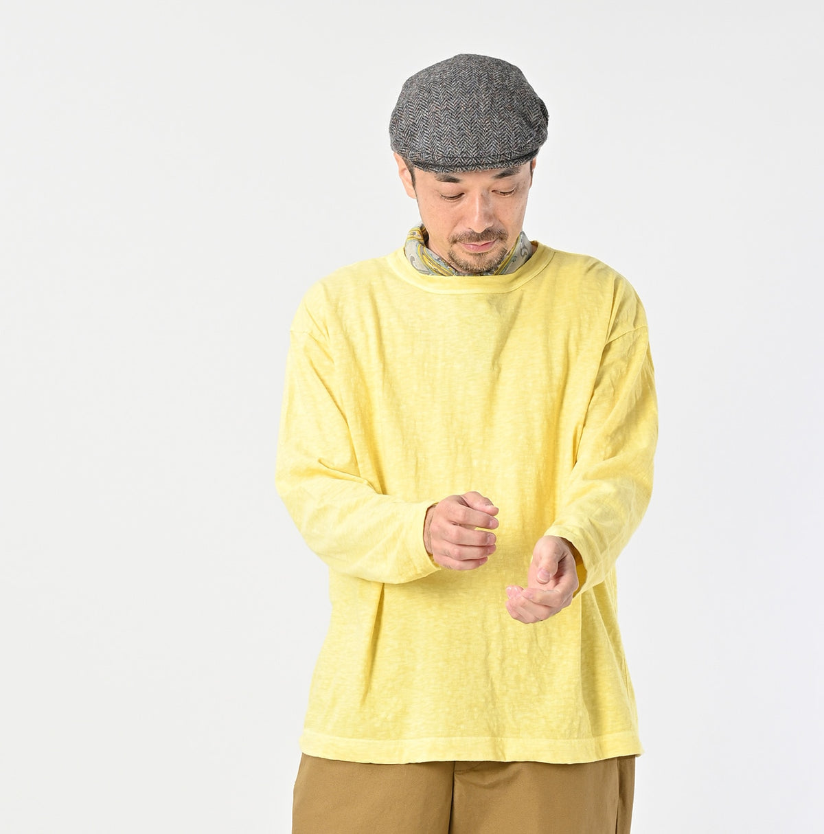 45R Botanical Dyed Ocean 908 Long Sleeve T-shirt