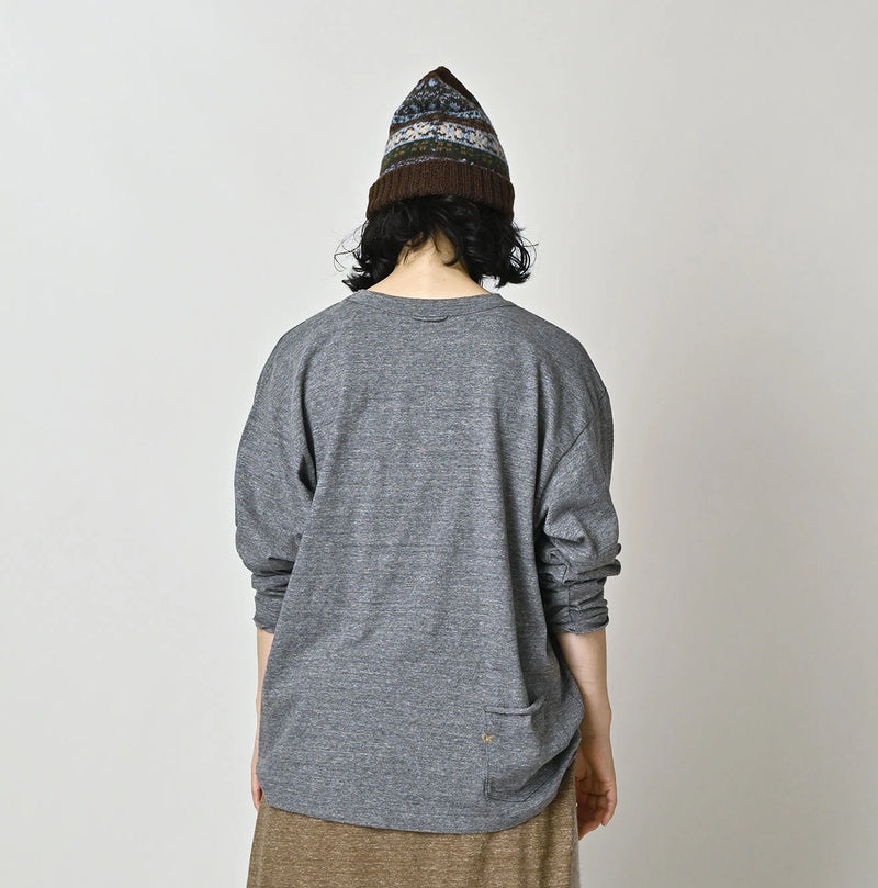 45R Umihiko 908 Long Sleeve T-shirt (Top-Dyed) - Image 8