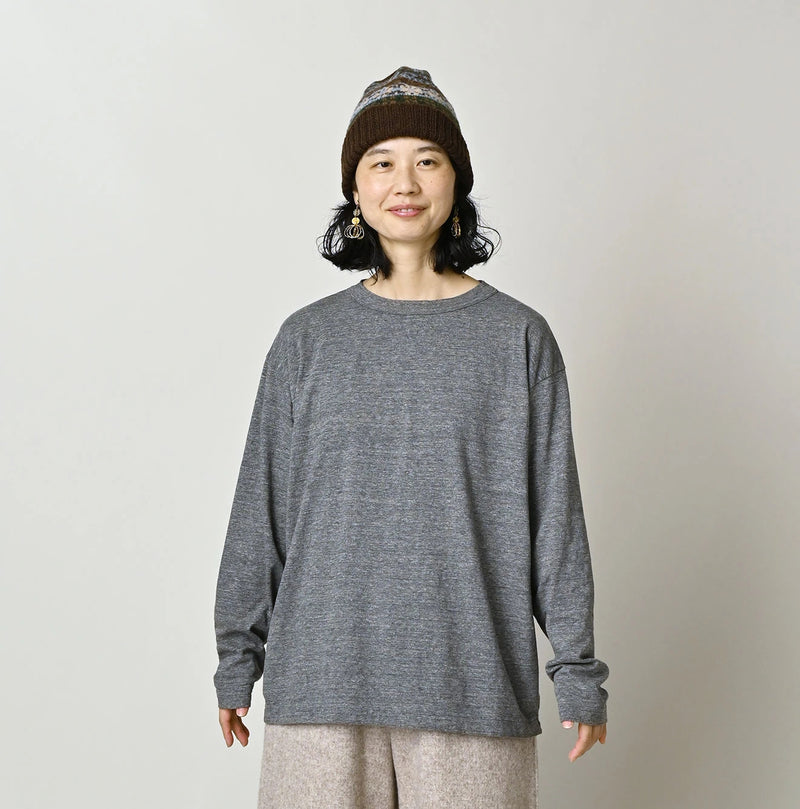 45R Umihiko 908 Long Sleeve T-shirt (Top-Dyed) - Image 9