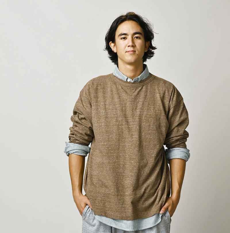 45R Umihiko 908 Long Sleeve T-shirt (Top-Dyed) - Image 10
