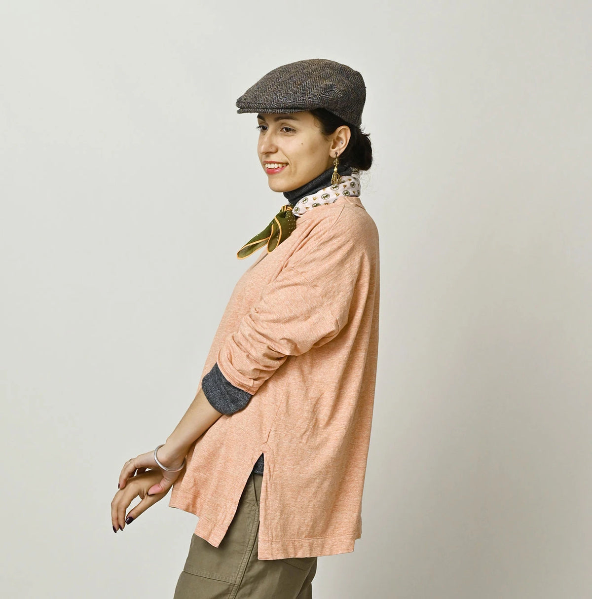 45R Big Slit Hiko T-Shirt (Top-Dyed) - Image 6