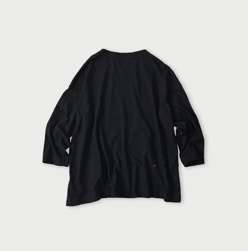 45R Indigo Big Slit Hiko T-Shirt - Image 11