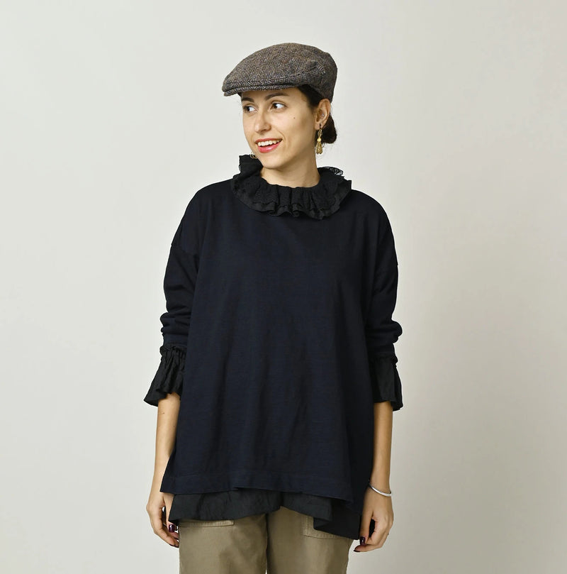 45R Indigo Big Slit Hiko T-Shirt - Image 3