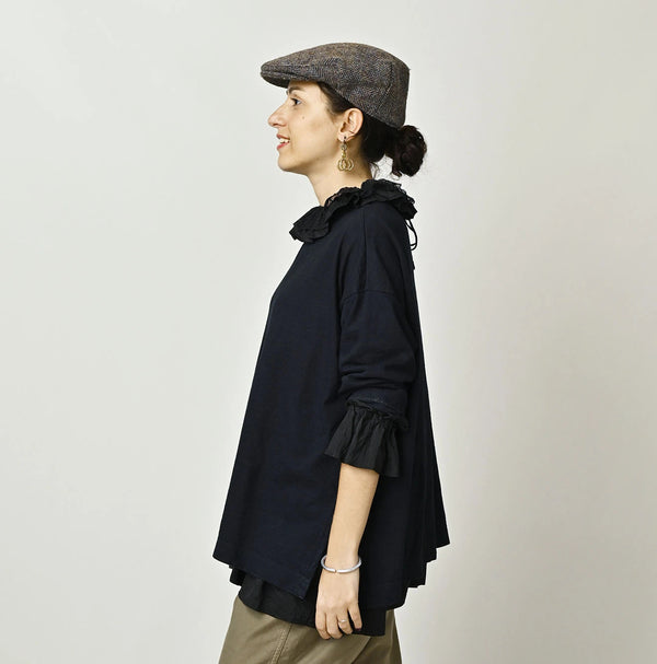 45R Indigo Big Slit Hiko T-Shirt