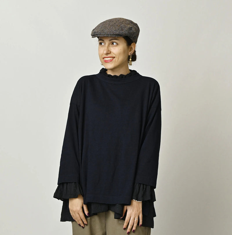 45R Indigo Big Slit Hiko T-Shirt - Image 6