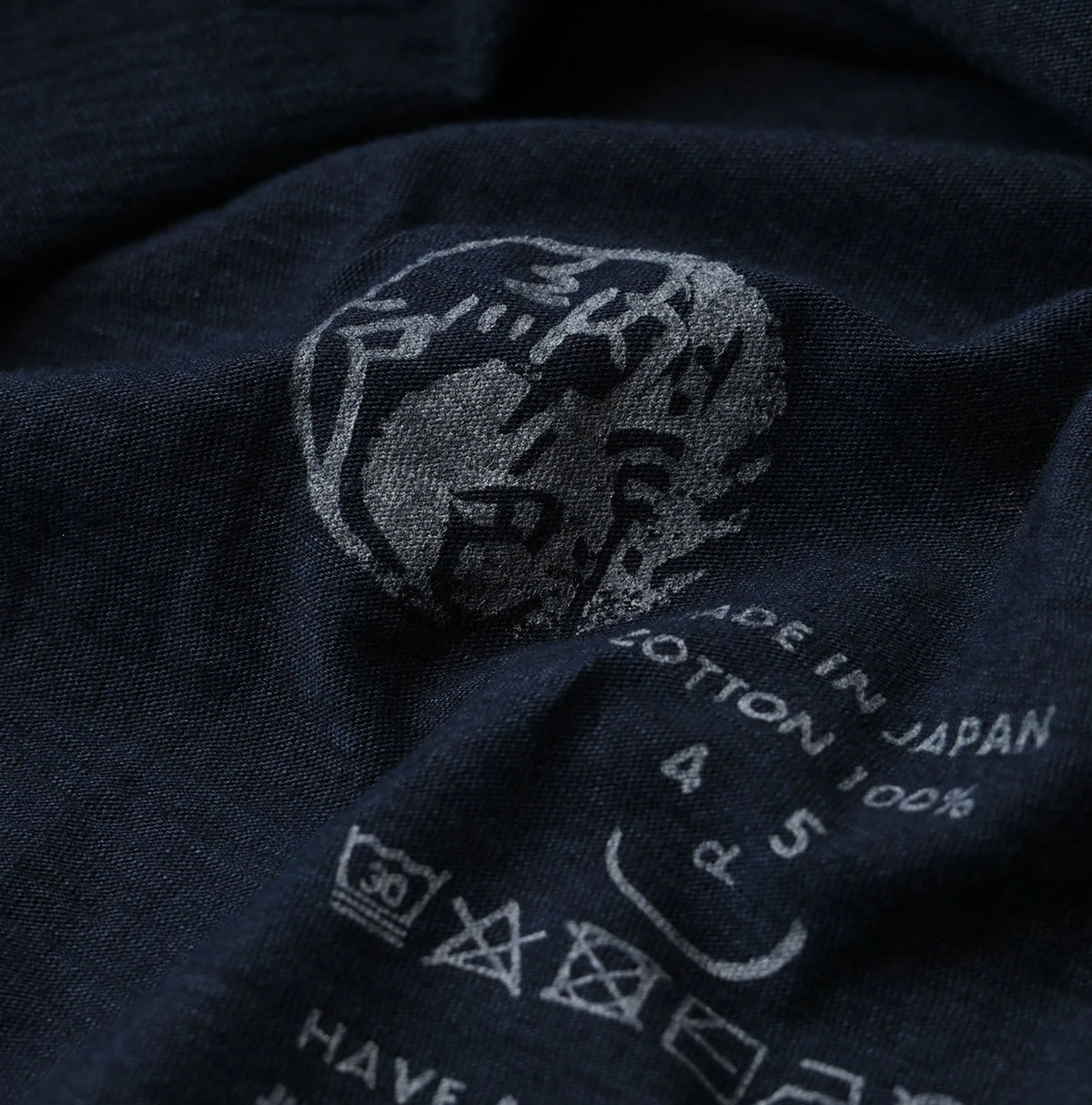 45R Indigo Big Slit Hiko T-Shirt