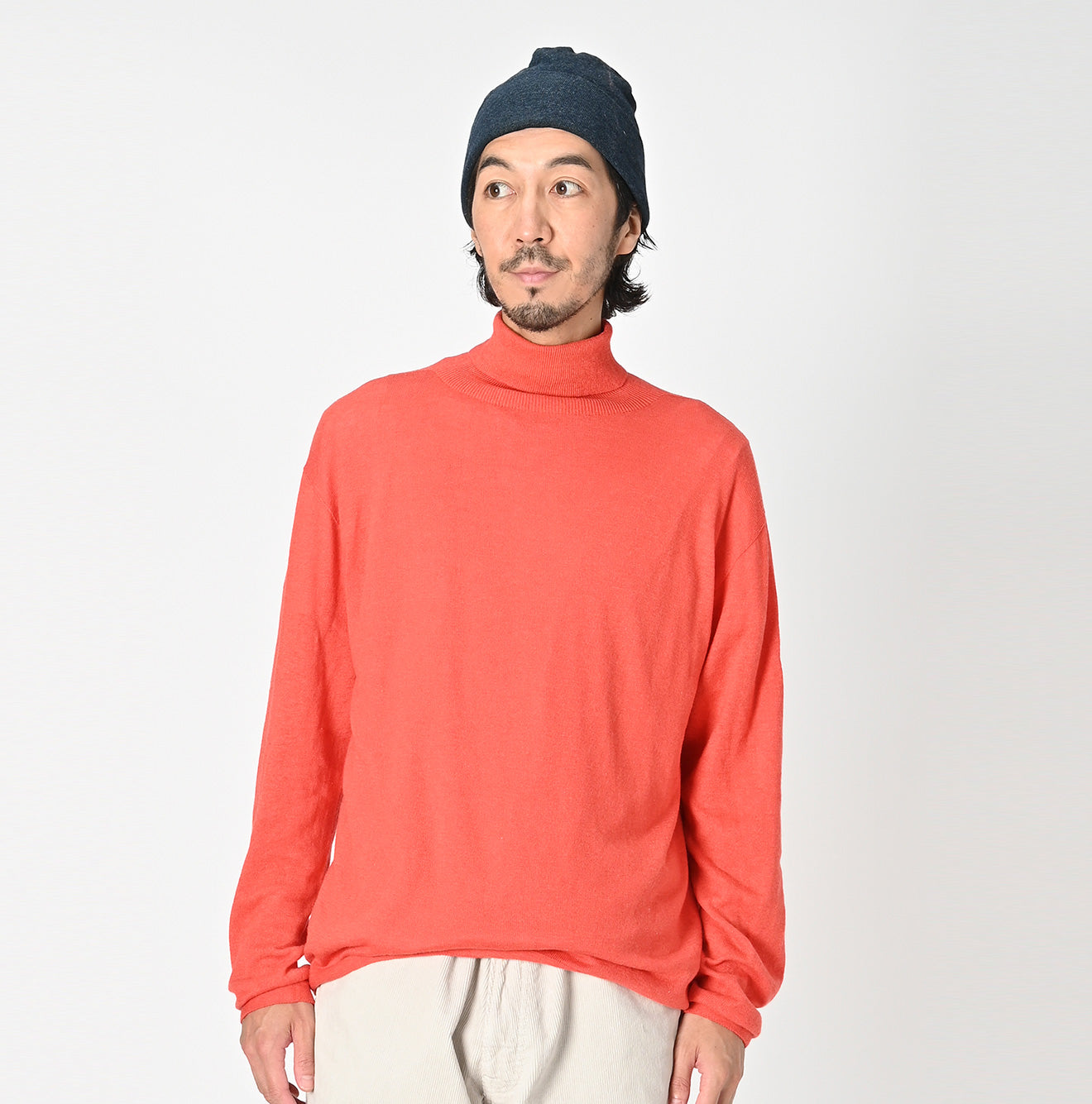 Super Gauze Wholegarment 908 Turtleneck