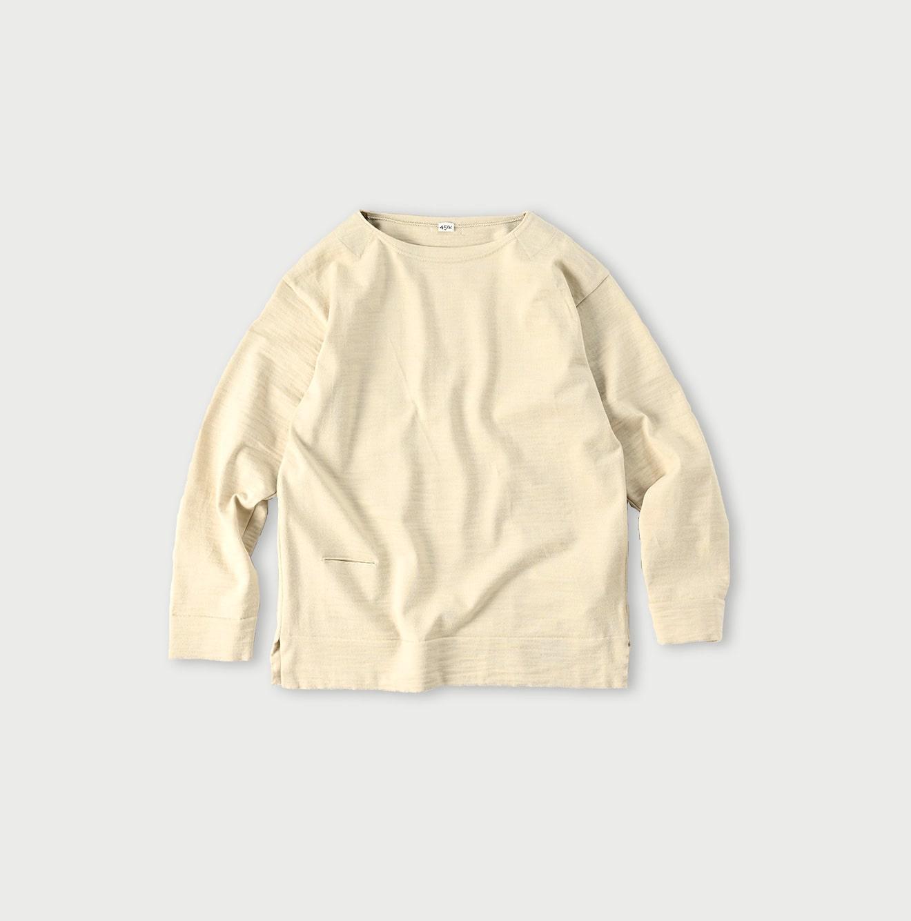 U.S. Wool Knit-sewn Basque T-shirt - 45R by 45rpm studio - Image 1