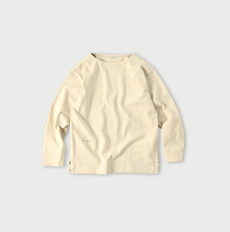 U.S. Wool Knit-sewn Basque T-shirt - 45R by 45rpm studio - Image 1