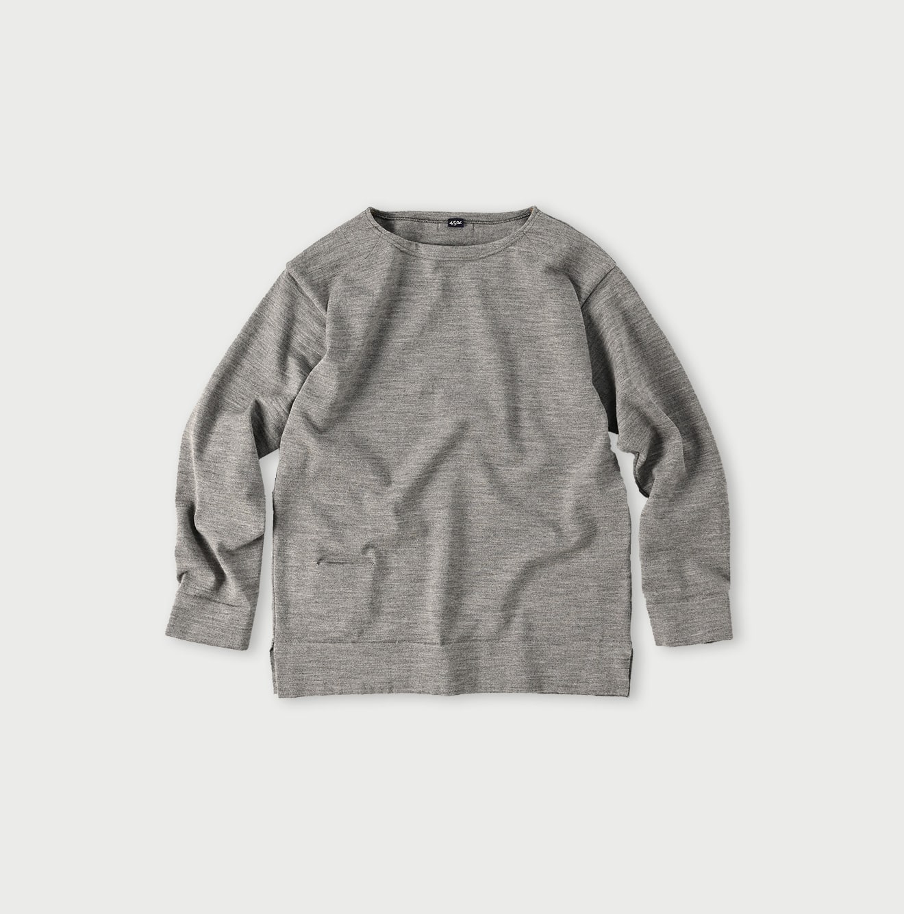 45R U.S. Wool Knit-sewn Basque T-shirt