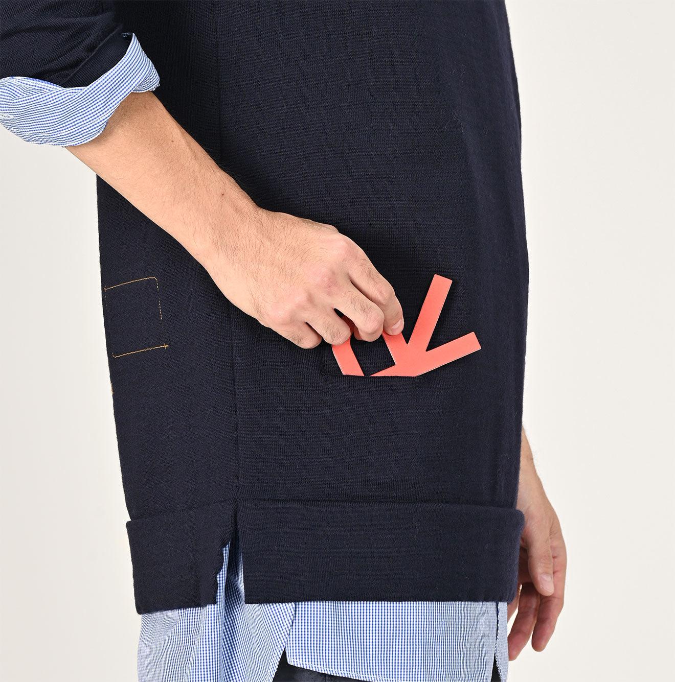 U.S. Wool Knit-sewn Basque T-shirt - 45R by 45rpm studio - Image 12