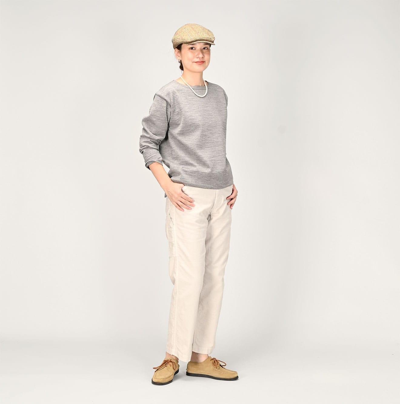 U.S. Wool Knit-sewn Basque T-shirt - 45R by 45rpm studio - Image 5