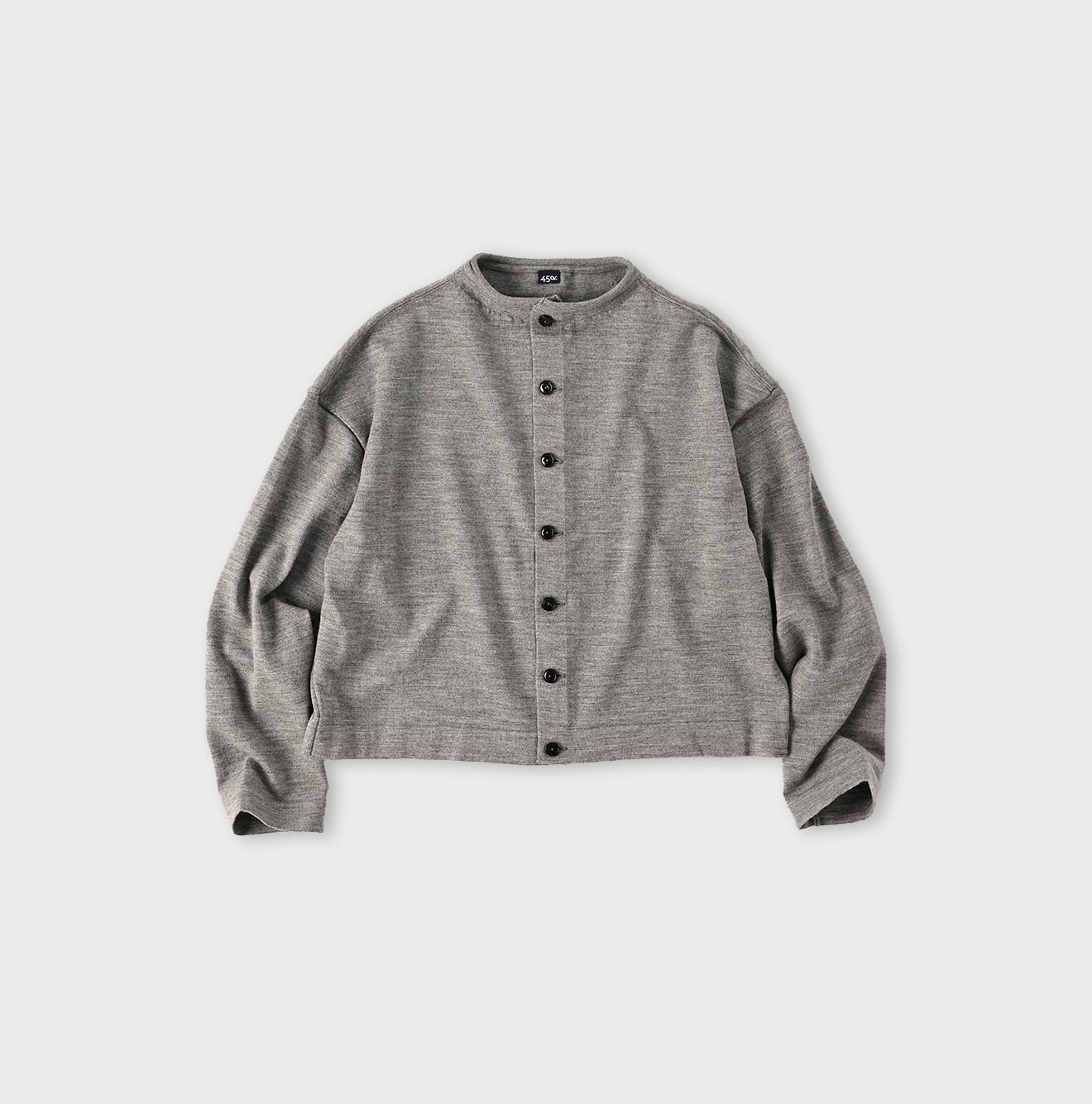 45R U.S. Wool Knit-sewn Square Cardigan