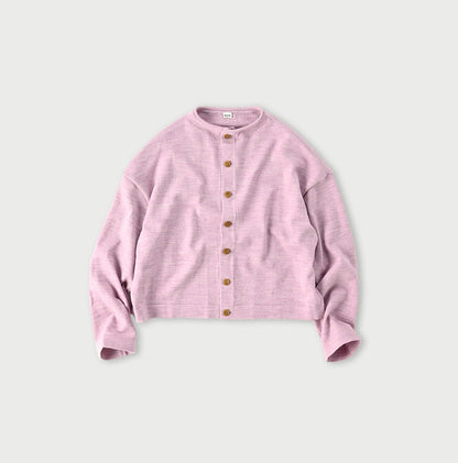 45R U.S. Wool Knit-sewn Square Cardigan