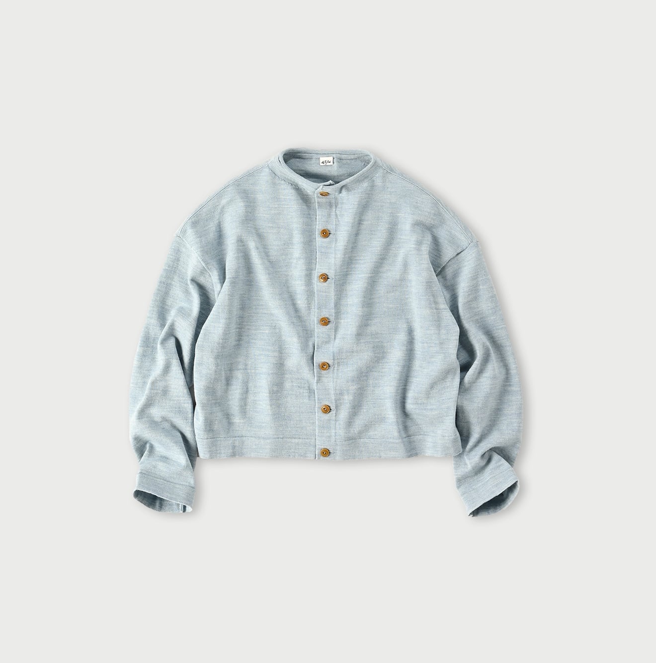 45R U.S. Wool Knit-sewn Square Cardigan