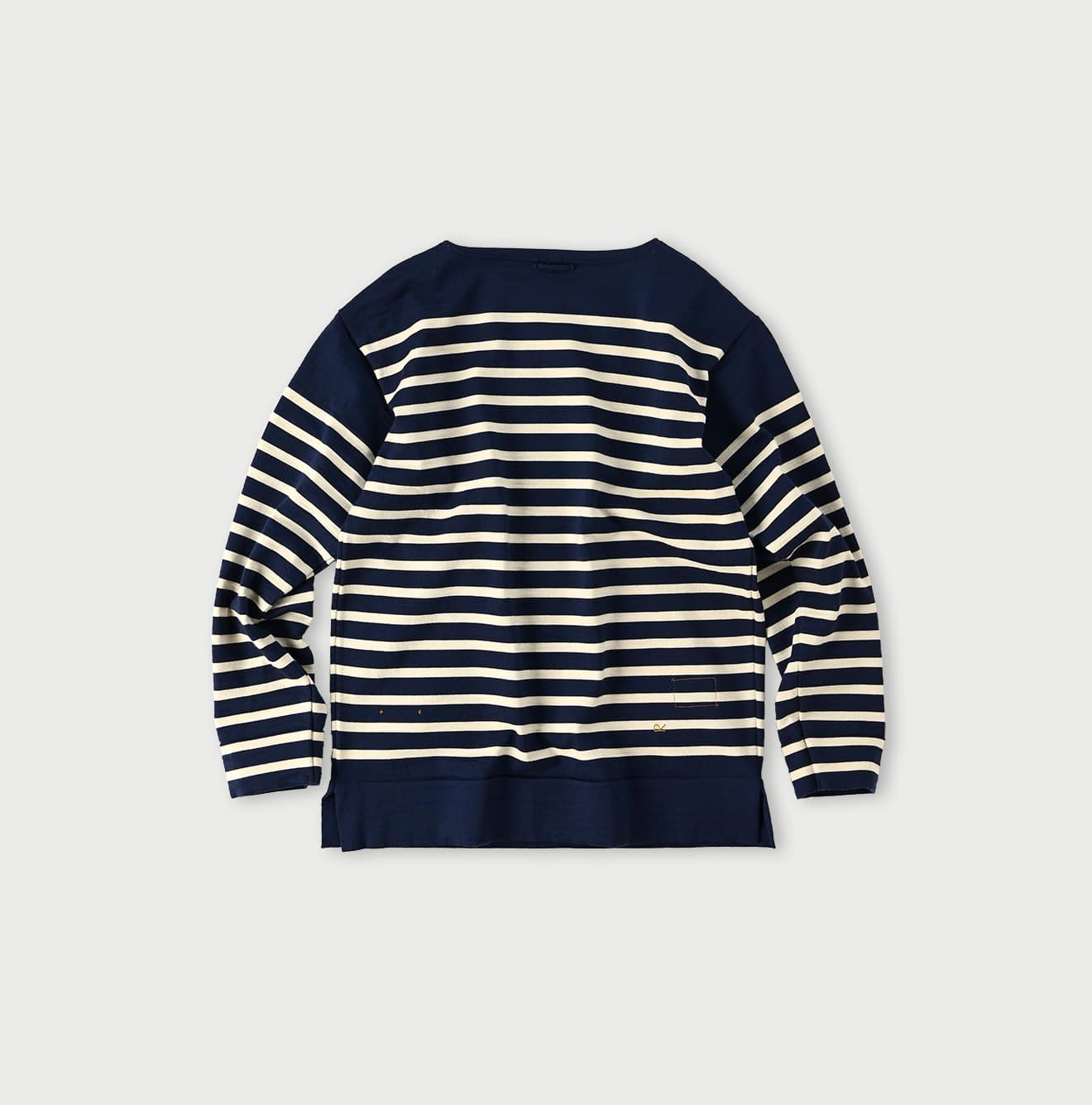 45R U.S. Wool Knit-sewn Basque Stripe T-shirt