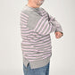 U.S. Wool Knit-sewn Basque Stripe T-shirt - 45R by 45rpm studio