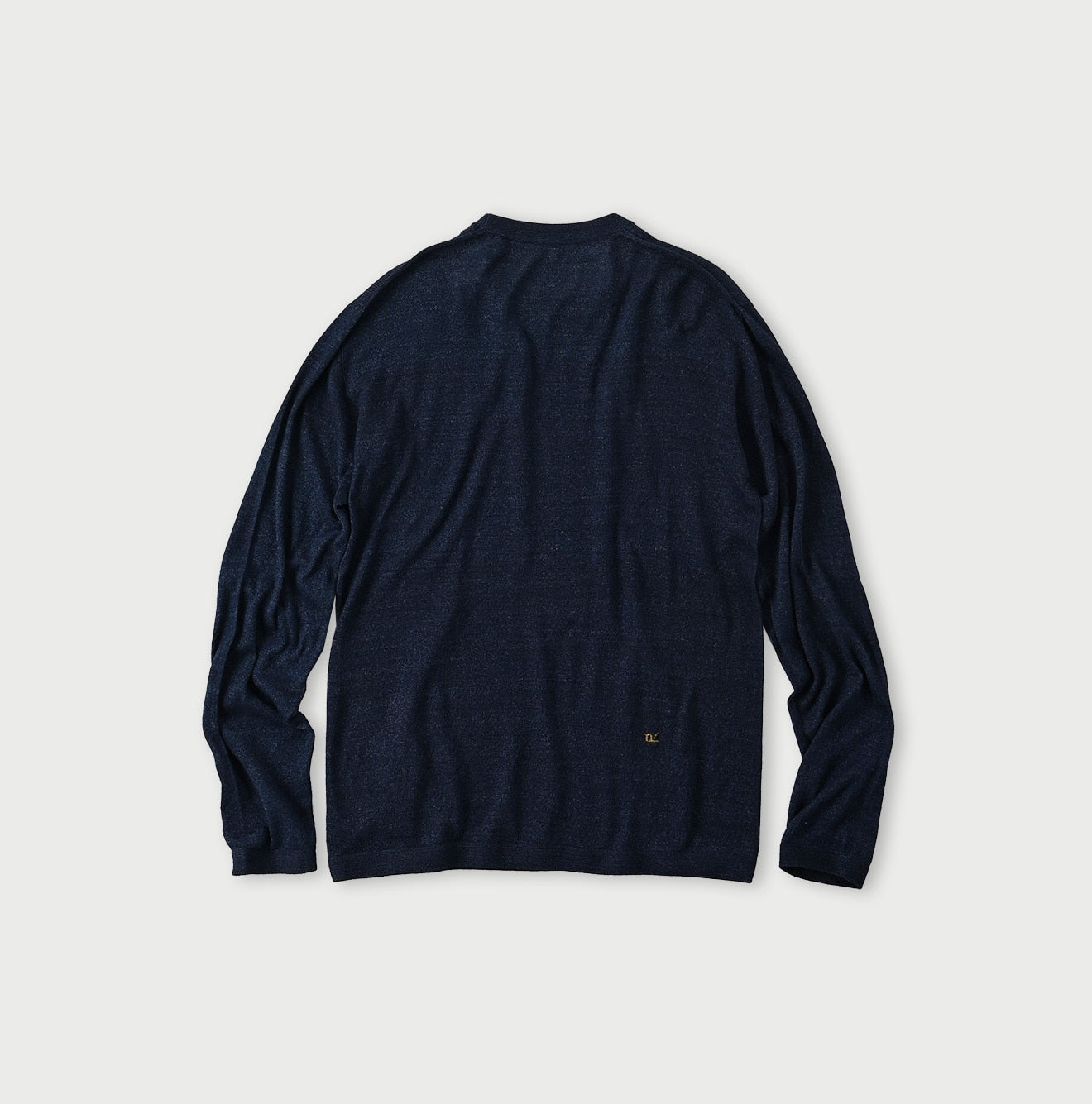 45R Indigo Super Gauze Wholegarment 908 Crewneck