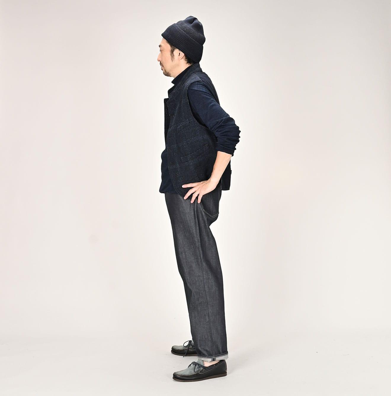 Indigo Super Gauze Wholegarment 908 Turtleneck - 45R by 45rpm studio - Image 9