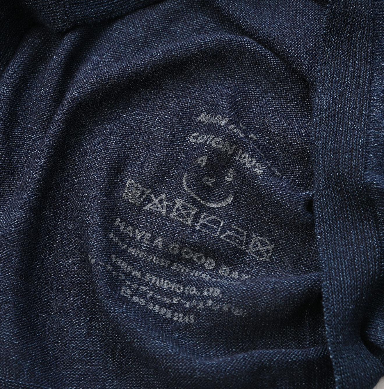 Indigo Super Gauze Wholegarment 908 Turtleneck - 45R by 45rpm studio