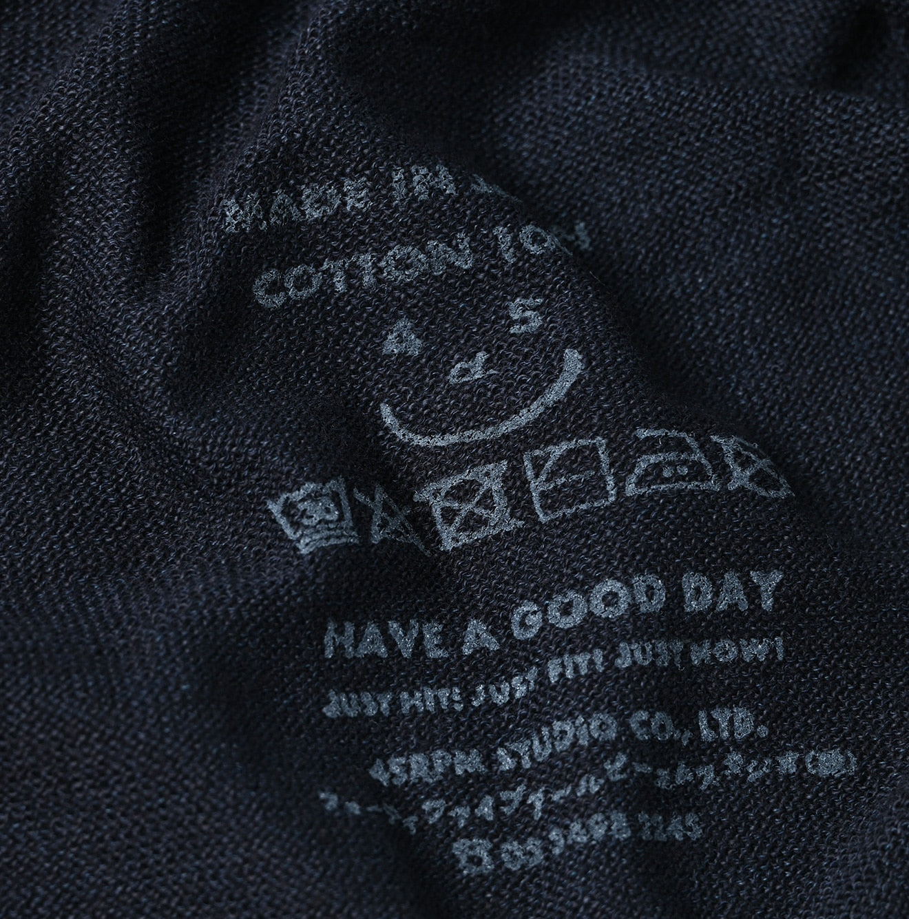 45R Indigo Super Gauze M-shirt