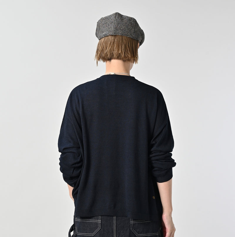 45R Indigo Super Gauze M-shirt