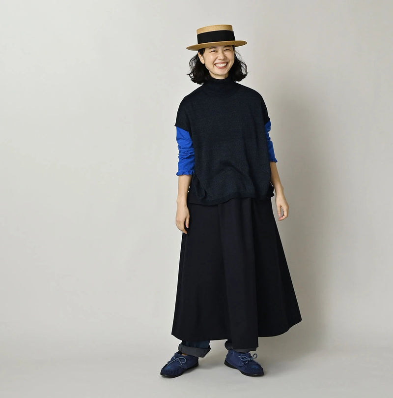 45R Indigo Super Gauze M-turtleneck - Image 2