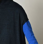 45R Indigo Super Gauze M-turtleneck