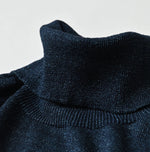 45R Indigo Super Gauze M-turtleneck