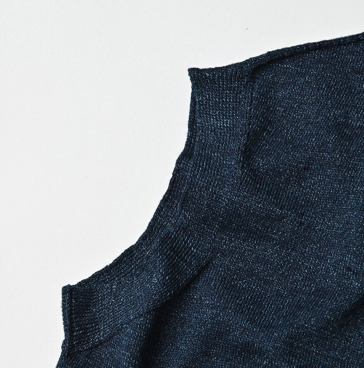 45R Indigo Super Gauze M-turtleneck