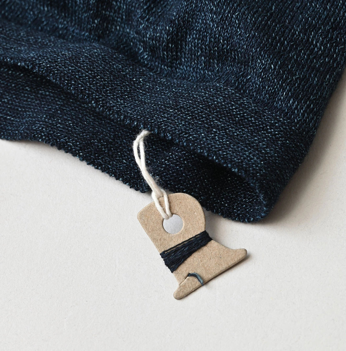 45R Indigo Super Gauze M-turtleneck